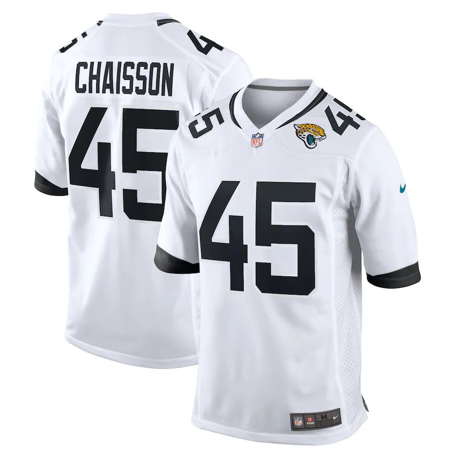 Men Jacksonville Jaguars #45 Chaisson Nike White Game NFL Jersey->jacksonville jaguars->NFL Jersey